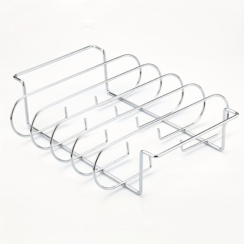 Non-Stick Rib Rack Portable Grill for Steak & Lamb
