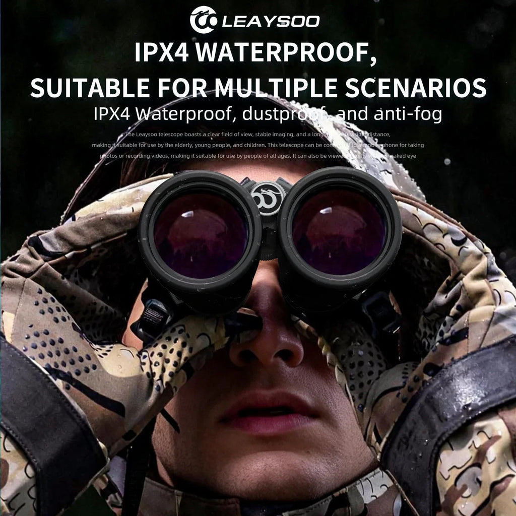 10x42 High-Power Binoculars with Phone Adapter