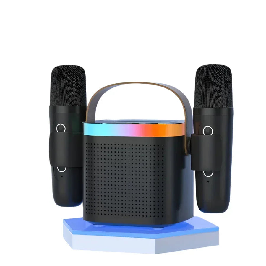 Portable Bluetooth Karaoke Speaker System With Microphones