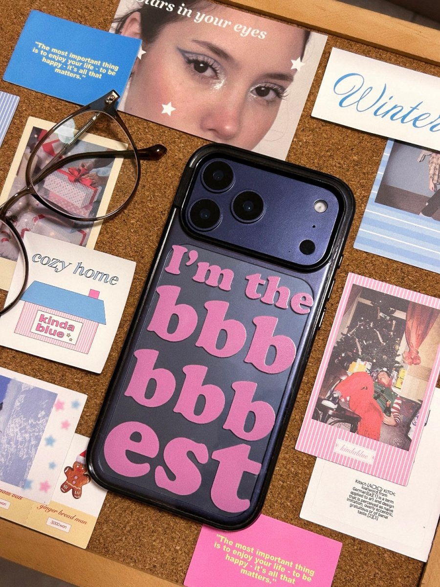 Casey BEST Typography Series AG Matte Phone Case – Bold Varsity Streetwear Protective Cover
