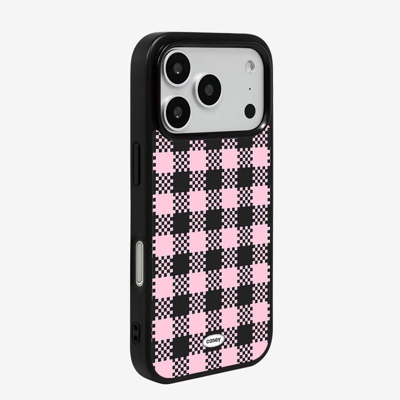 Casey Checkerboard Series Magnetic Matte Phone Case – Anti-Fingerprint Protective Cover