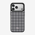 Casey Classic Gingham Magnetic Matte Phone Case – Anti-Fingerprint Protective Cover