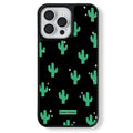 Casey Green Cactus Desert Night AG Matte Phone Case – Magnetic Anti-Fingerprint Protective Cover