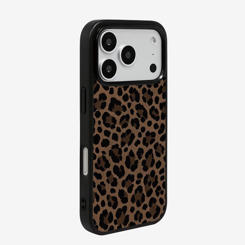 Casey Leopard Print Series AG Matte Phone Case – Anti-Fingerprint TPU Protective Cover