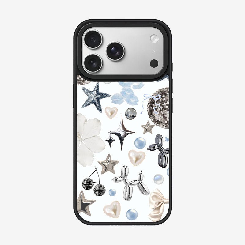 Casey Silver Salt Star Dream Magnetic Matte Phone Case – Anti-Fingerprint Protective Cover