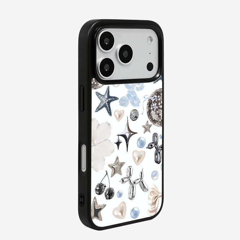 Casey Silver Salt Star Dream Magnetic Matte Phone Case – Anti-Fingerprint Protective Cover