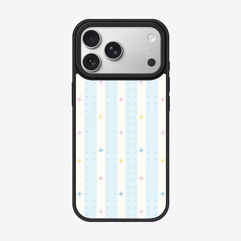 Casey Striped Stars Pastel AG Matte Phone Case – Playful Stripe & Star Protective Cover