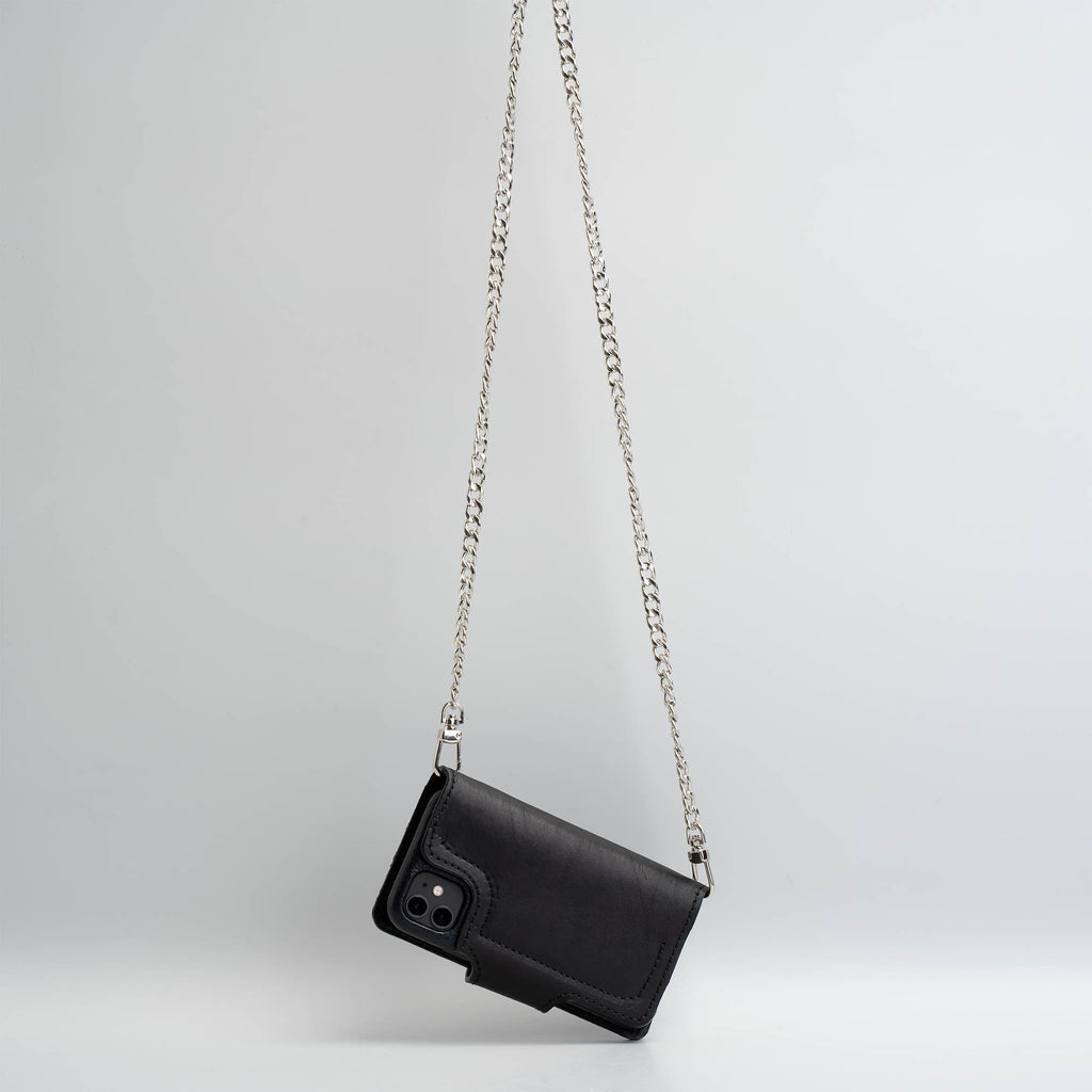 Crossbody wallet case for iPhone 11