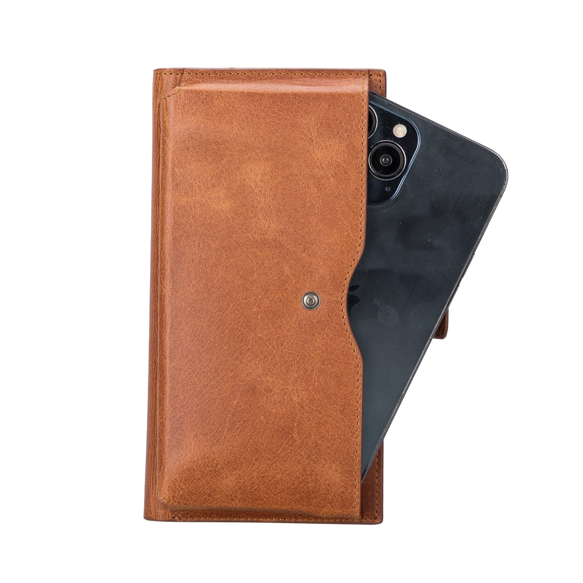 Riverton Women's Leather Wallet with Cell Phone Section